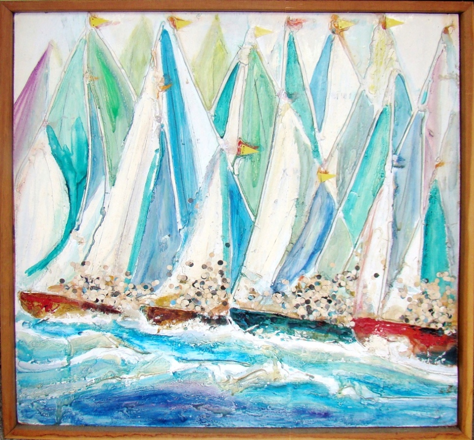 modern sailboat art for sale